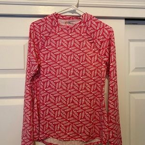 NWT American Outdoorsman Women’s Sunshirt Pink & White SPF 40+